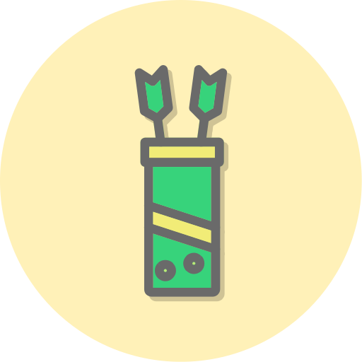 Quiver Generic Outline Color icon
