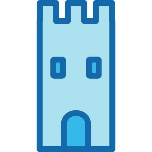 torre Generic Blue Ícone