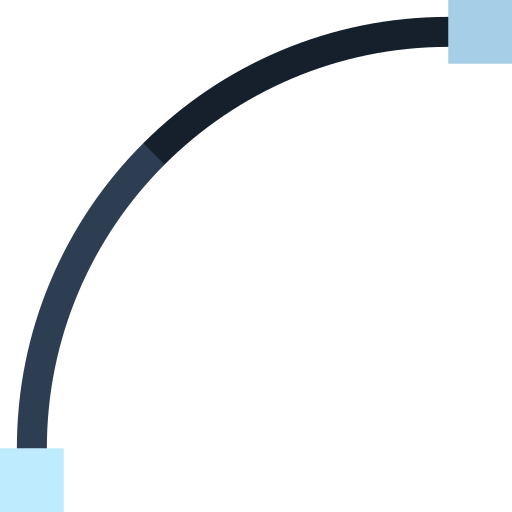 Arc Basic Straight Flat icon
