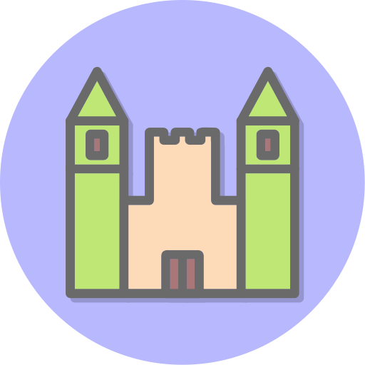 Castle Generic Outline Color icon