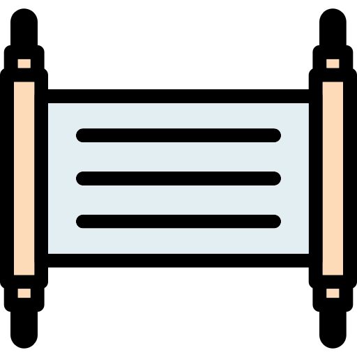 Scroll Generic Outline Color icon