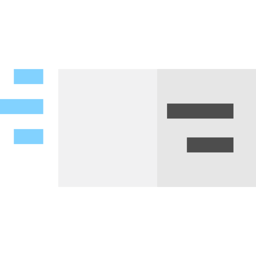 Letter Basic Straight Flat icon