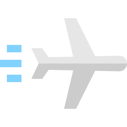 飛行機 Basic Straight Flat icon