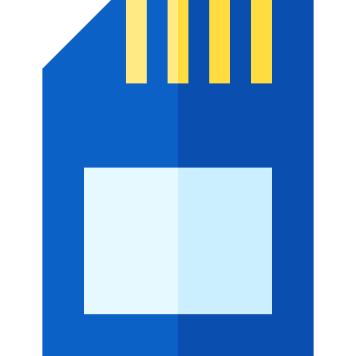 メモリカード Basic Straight Flat icon