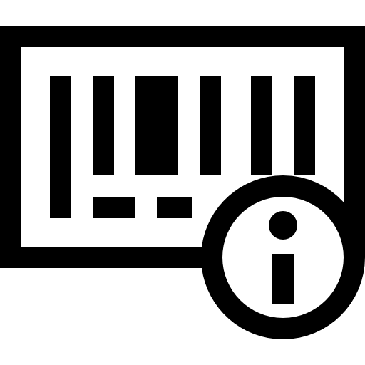 código de barras Basic Straight Lineal icono