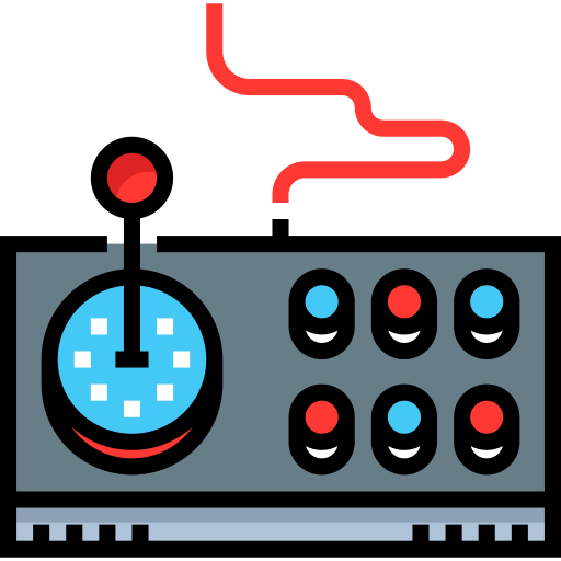 joystick Detailed Straight Lineal color icon
