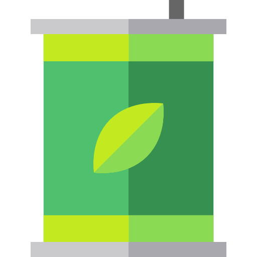 Экологическое топливо Basic Straight Flat иконка