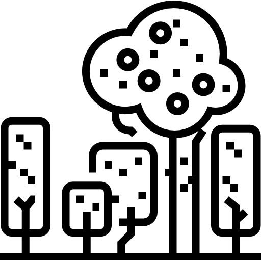 森 Detailed Straight Lineal icon