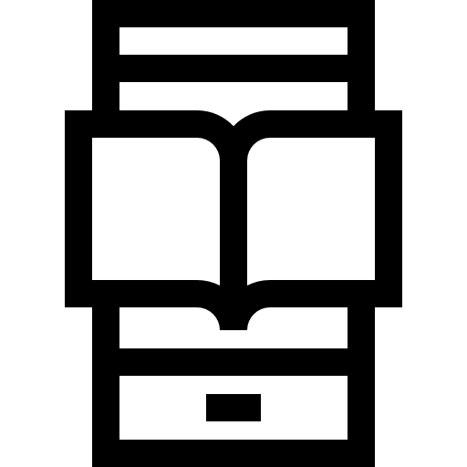 電子リーダー Basic Straight Lineal icon