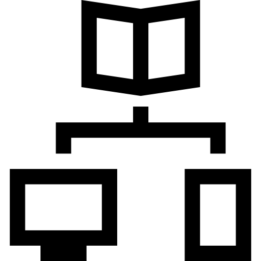 繋がり Basic Straight Lineal icon