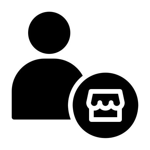 sprzedawca Generic Glyph ikona