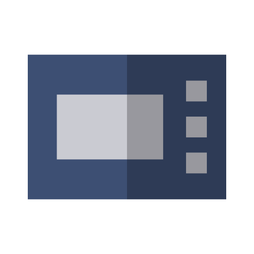 kuchenka mikrofalowa Generic Flat ikona