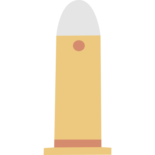 총알 Cartoon Flat icon