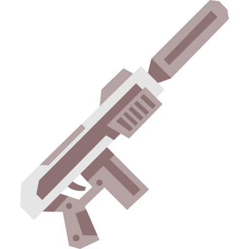Machine gun Cartoon Flat icon