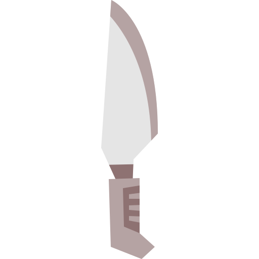 Knife Cartoon Flat icon