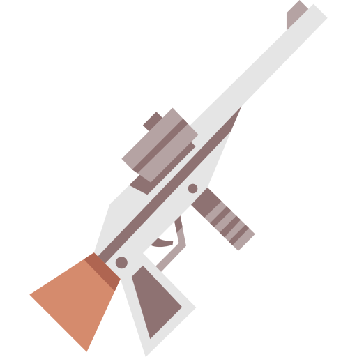 Rifle Cartoon Flat icon