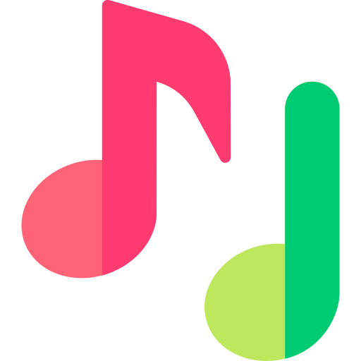 Музыкальные ноты Basic Rounded Flat иконка