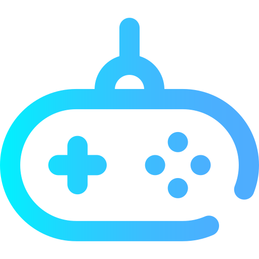 control de juego Super Basic Omission Gradient icono