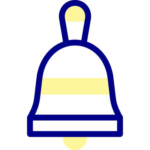 ベル Detailed Mixed Lineal color icon