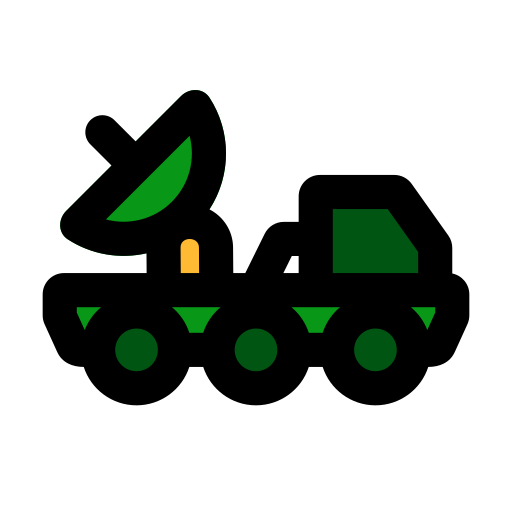 Military vehicle Generic Outline Color icon