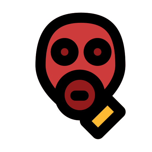 masque à gaz Generic Outline Color Icône