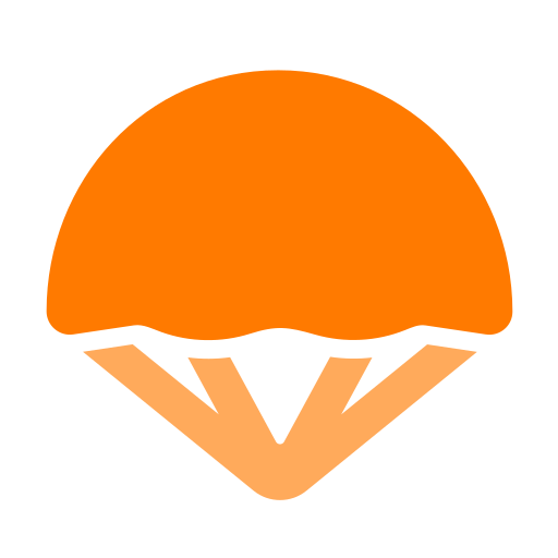 spadochron Generic Flat ikona