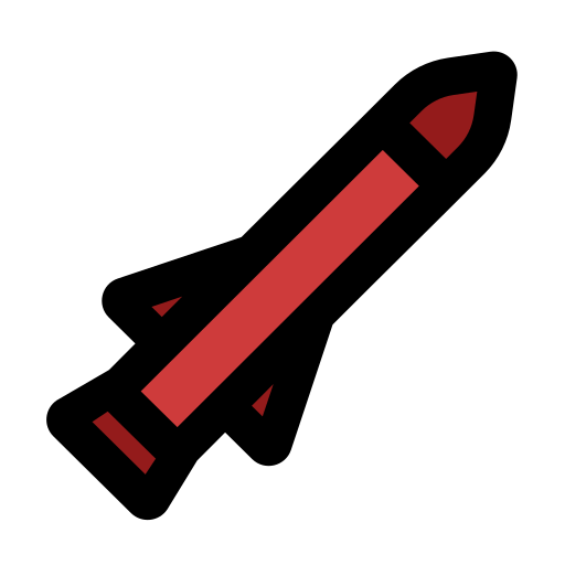 Missile Generic Outline Color icon
