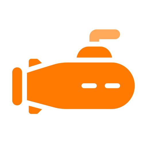 Łódź podwodna Generic Flat ikona