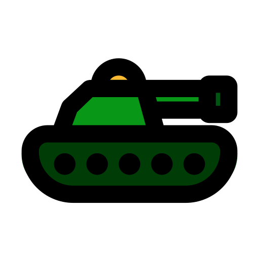 tanque Generic Outline Color Ícone