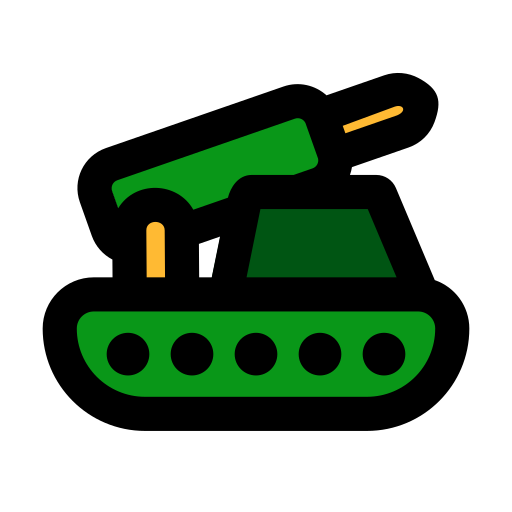 pojazd wojskowy Generic Outline Color ikona