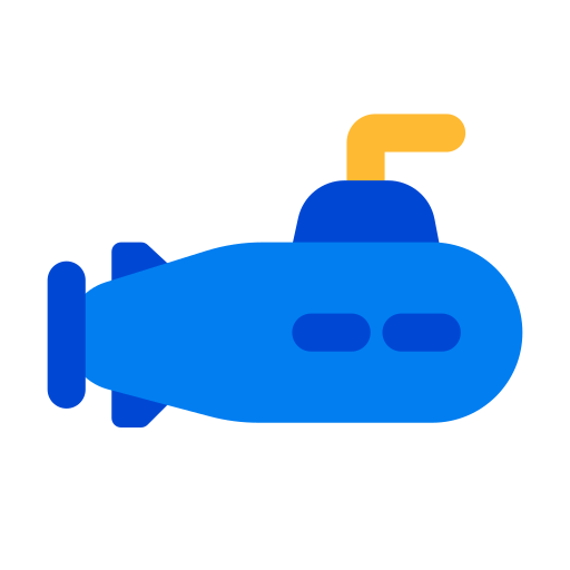 onderzeeër Generic Flat icoon