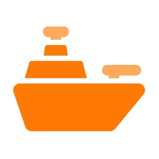 Военный корабль Generic Flat иконка