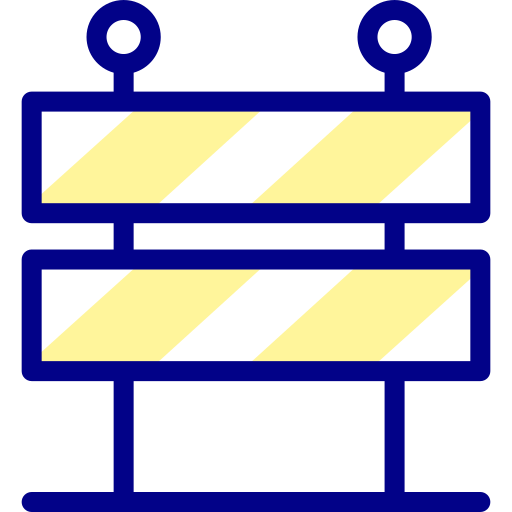 Барьер Detailed Mixed Lineal color иконка