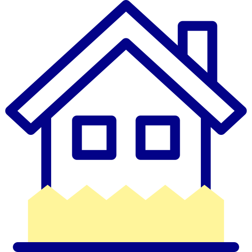 House Detailed Mixed Lineal color icon