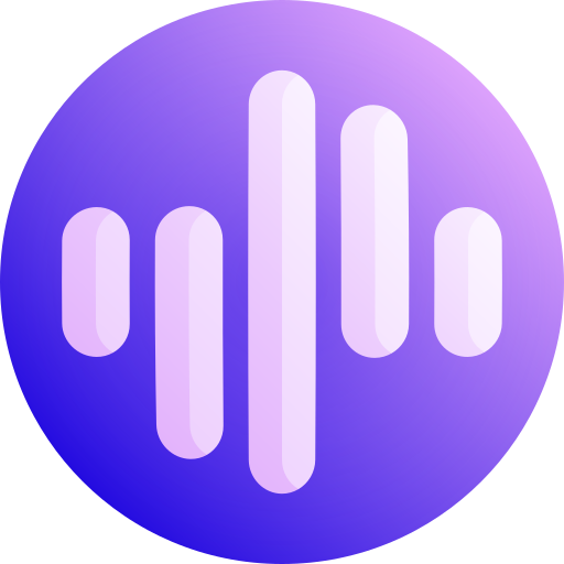 Sound Gradient Galaxy Gradient icon