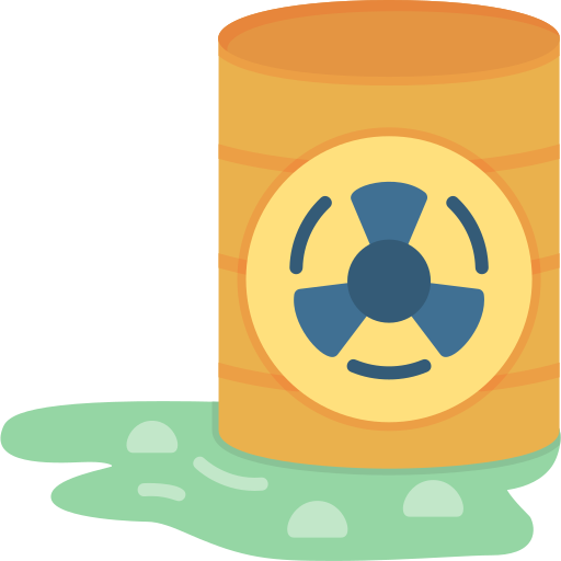 Toxic waste Generic Blue icon