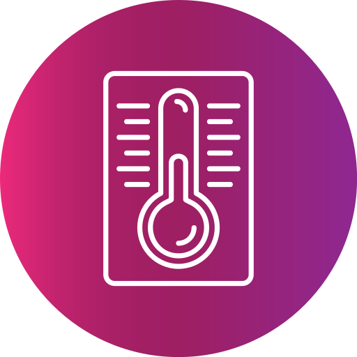 termometro Generic Flat Gradient icona
