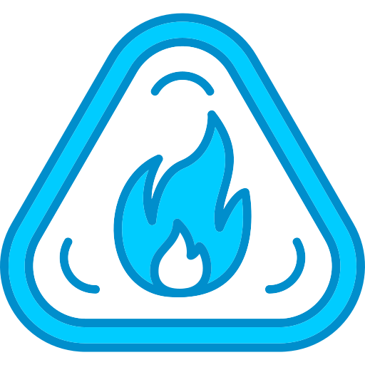火炎 Generic Blue icon