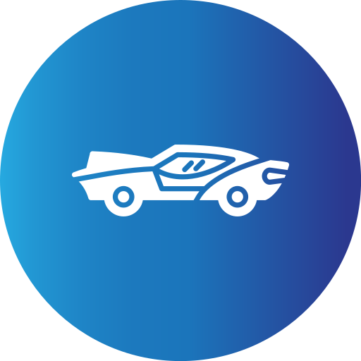 coche deportivo Generic Flat Gradient icono