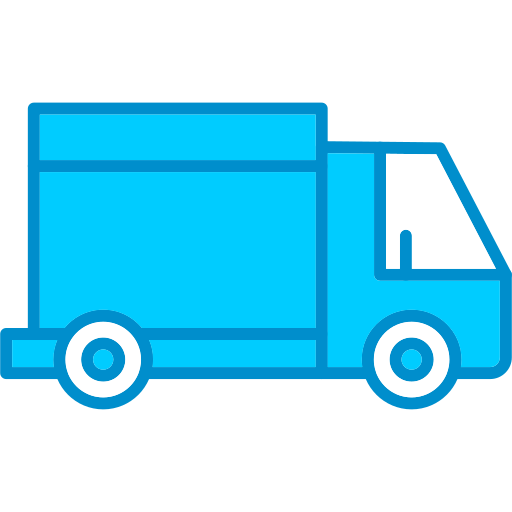 camion de livraison Generic Blue Icône