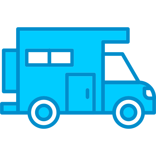 Кемпер фургон Generic Blue иконка