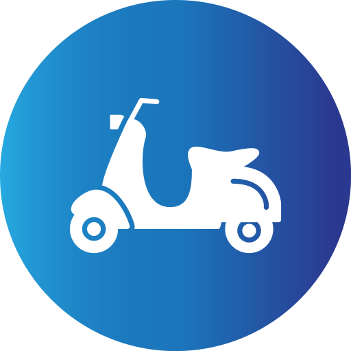 scooter Generic Flat Gradient icono