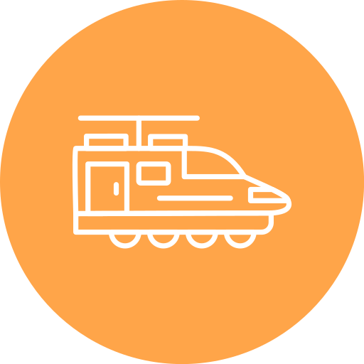 Tren electrico Generic Flat icono