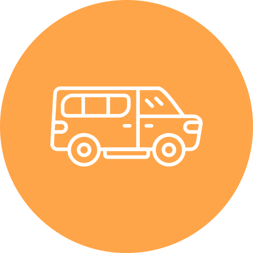 minivan Generic Flat icono