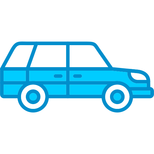 Station wagon Generic Blue icon