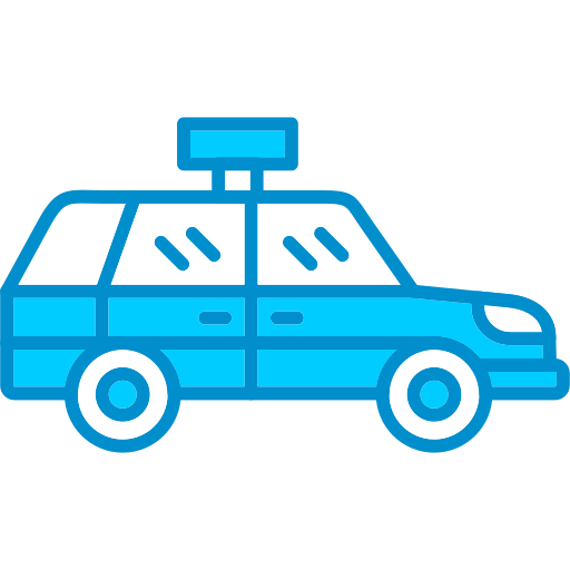 taxi Generic Blue icono