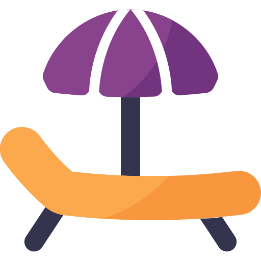 silla de playa Generic Flat icono