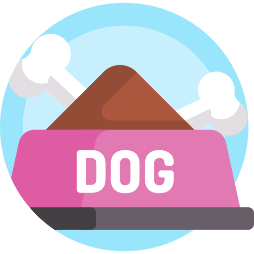 Dog food Detailed Flat Circular Flat icon