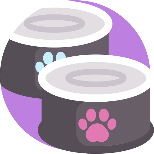 Pet food Detailed Flat Circular Flat icon