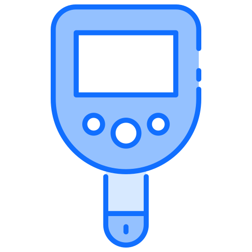 glukosemessgerät Generic Blue icon